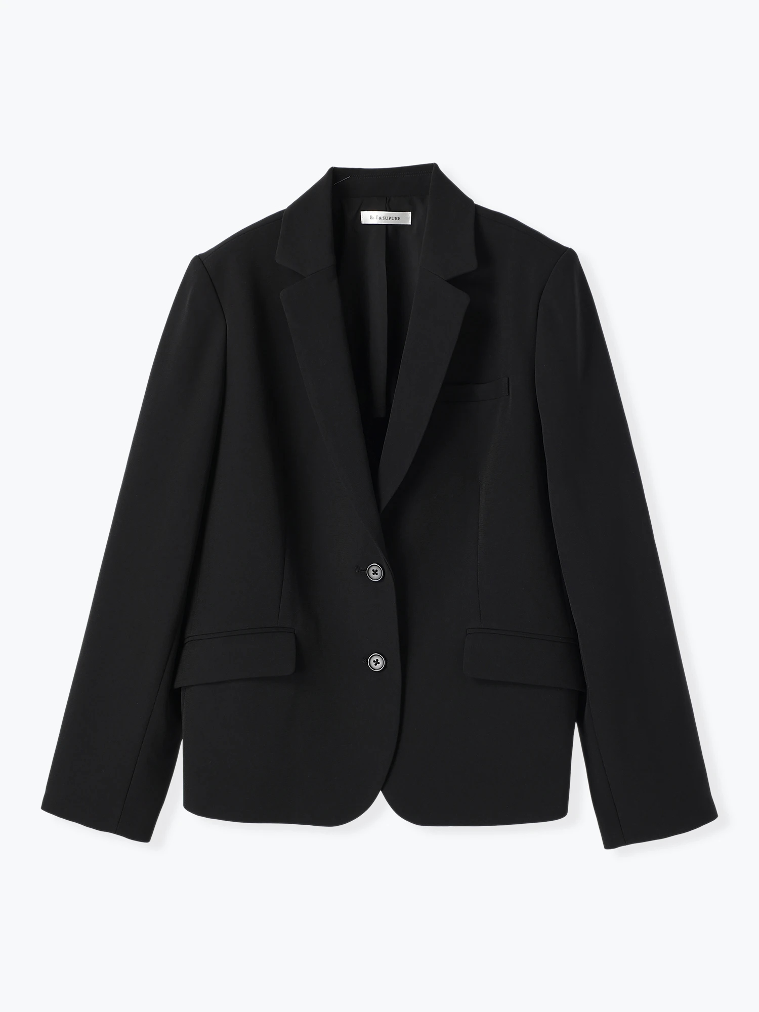 ブラックスーツ3点セット(ジャケット,スカート,パンツ)（大きいサイズ