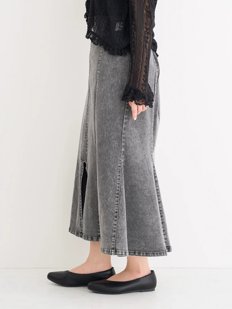 Randy カットアウトマーメイドデニムスカート Mサイズ カットアウトマーメイドデニムスカート – Randy