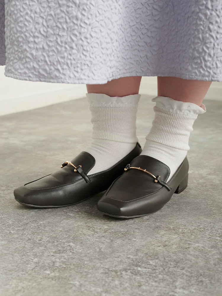 la farfa SHOES/ラ・ファーファシューズ】スクエアビット
