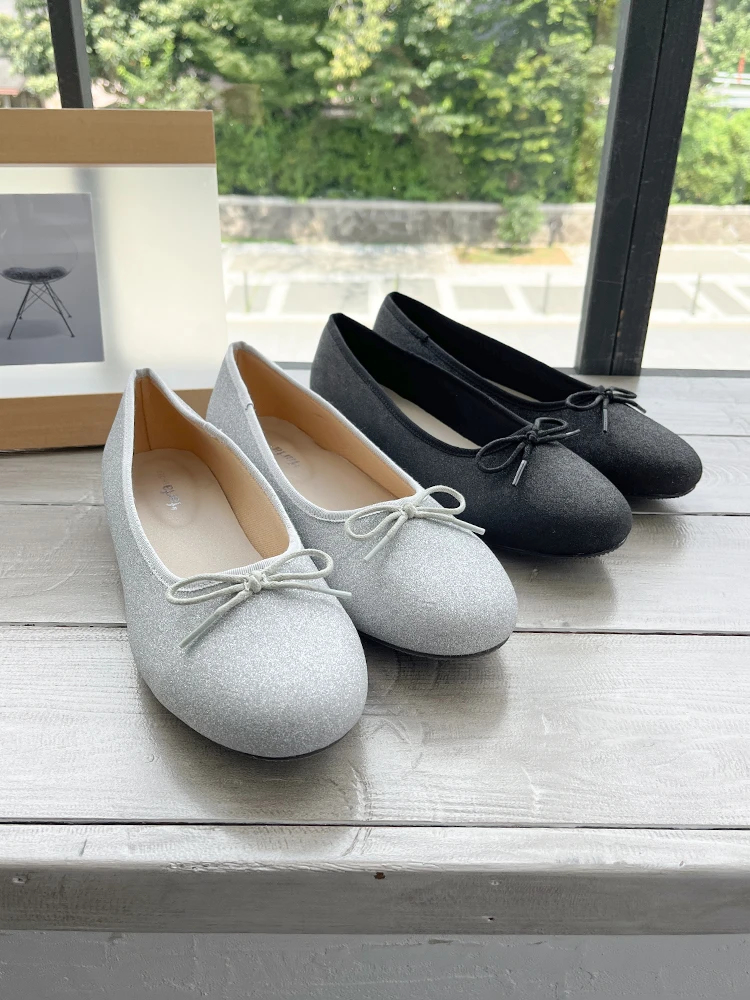 Re-J＆SUPURE(リジェイ＆スプル) |【la farfa SHOES/ラ・ファーファシューズ】ラウンドリボンバレエシューズ