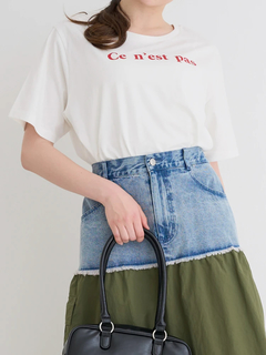 Re-J＆SUPURE(リジェイ＆スプル) |【接触冷感】ロゴプリントTシャツ
