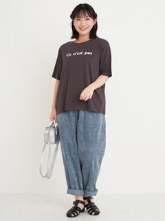 Re-J＆SUPURE(リジェイ＆スプル) |【接触冷感】ロゴプリントTシャツ