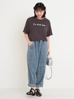 Re-J＆SUPURE(リジェイ＆スプル) |【接触冷感】ロゴプリントTシャツ