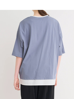 Re-J＆SUPURE(リジェイ＆スプル) |【接触冷感】USAコットンフェイクレイヤードTシャツ