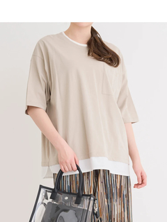 Re-J＆SUPURE(リジェイ＆スプル) |【接触冷感】USAコットンフェイクレイヤードTシャツ