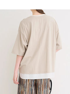 Re-J＆SUPURE(リジェイ＆スプル) |【接触冷感】USAコットンフェイクレイヤードTシャツ