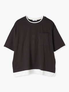 Re-J＆SUPURE(リジェイ＆スプル) |【接触冷感】USAコットンフェイクレイヤードTシャツ