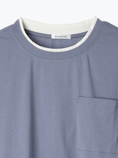 Re-J＆SUPURE(リジェイ＆スプル) |【接触冷感】USAコットンフェイクレイヤードTシャツ