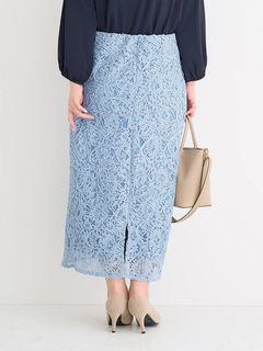 Re-J＆SUPURE(リジェイ＆スプル) |【WEB限定】レース刺繍ナロースカート