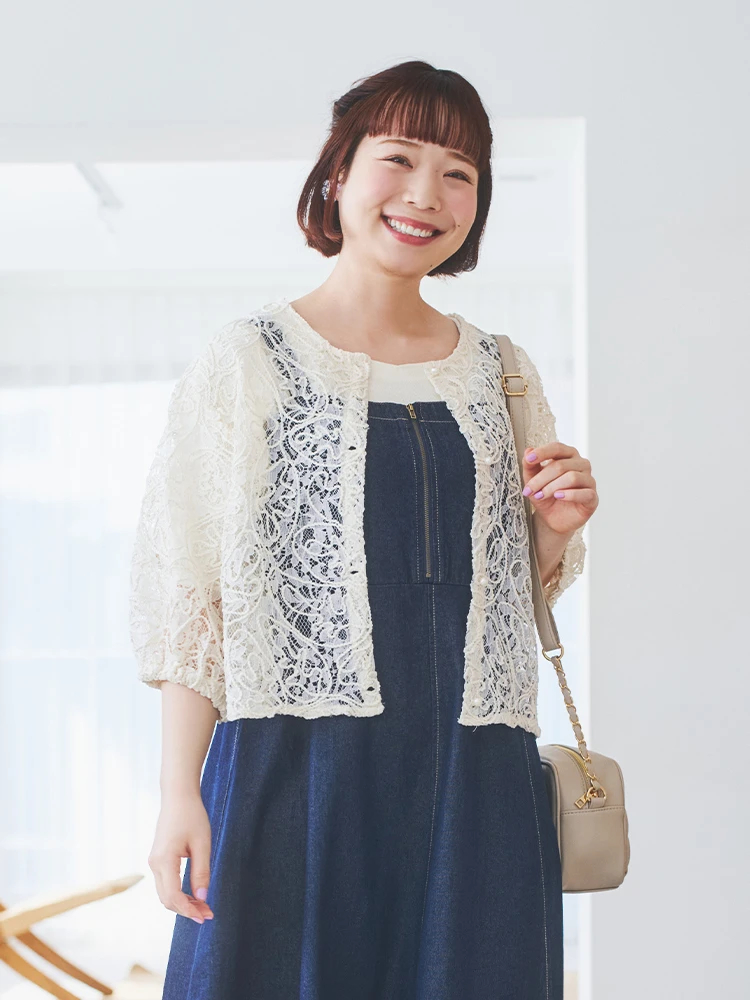 美品現行シビラ　レース刺繍カーディガン　黒　スナップボタン　M近年モデル　赤タグ 美品現行シビラ レース刺繍カーディガン 黒 スナップボタン M
