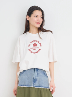 Re-J＆SUPURE(リジェイ＆スプル) |【接触冷感】デザートロゴ刺繍Tシャツ