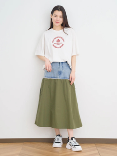 Re-J＆SUPURE(リジェイ＆スプル) |【接触冷感】デザートロゴ刺繍Tシャツ
