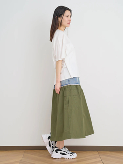 Re-J＆SUPURE(リジェイ＆スプル) |【接触冷感】デザートロゴ刺繍Tシャツ