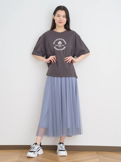 Re-J＆SUPURE(リジェイ＆スプル) |【接触冷感】デザートロゴ刺繍Tシャツ