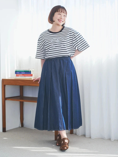 Re-J＆SUPURE(リジェイ＆スプル) |【接触冷感】デザートロゴ刺繍Tシャツ