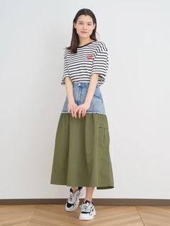 Re-J＆SUPURE(リジェイ＆スプル) |【接触冷感】ハートワッペンTシャツ