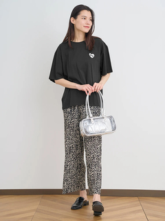 Re-J＆SUPURE(リジェイ＆スプル) |【接触冷感】ハートワッペンTシャツ