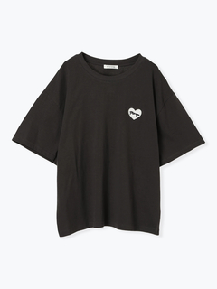 Re-J＆SUPURE(リジェイ＆スプル) |【接触冷感】ハートワッペンTシャツ
