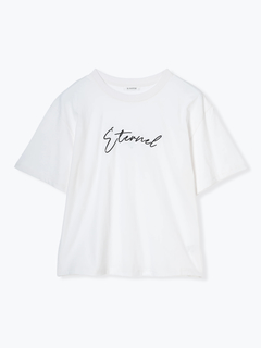 Re-J＆SUPURE(リジェイ＆スプル) |【接触冷感】筆記体刺繍ロゴTシャツ