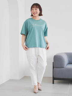 Re-J＆SUPURE(リジェイ＆スプル) |【接触冷感】筆記体刺繍ロゴTシャツ