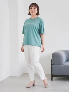Re-J＆SUPURE(リジェイ＆スプル) |【接触冷感】筆記体刺繍ロゴTシャツ