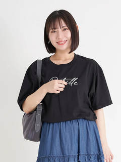 Re-J＆SUPURE(リジェイ＆スプル) |筆記体ロゴ刺繍Tシャツ