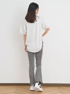 Re-J＆SUPURE(リジェイ＆スプル) |【接触冷感】フラワー×ロゴ刺繍Tシャツ