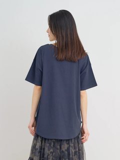 Re-J＆SUPURE(リジェイ＆スプル) |【接触冷感】フラワー×ロゴ刺繍Tシャツ