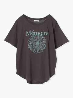 Re-J＆SUPURE(リジェイ＆スプル) |【接触冷感】フラワー×ロゴ刺繍Tシャツ