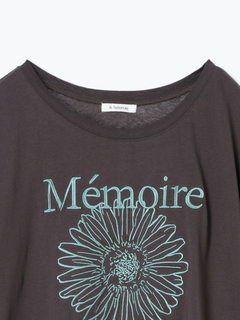 Re-J＆SUPURE(リジェイ＆スプル) |【接触冷感】フラワー×ロゴ刺繍Tシャツ