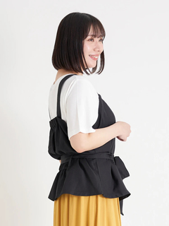 Re-J＆SUPURE(リジェイ＆スプル) |[SET]ビスチェ×Tシャツ×ワイドパンツ