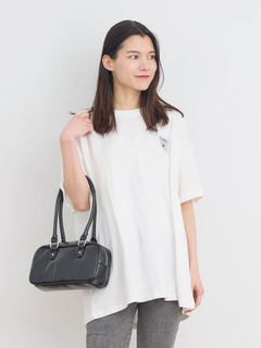 Re-J＆SUPURE(リジェイ＆スプル) |デニムフラワー刺繍Tシャツ
