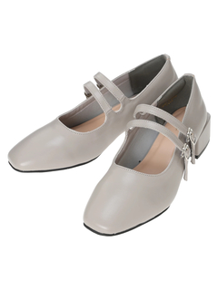 Re-J＆SUPURE(リジェイ＆スプル) |【la farfa SHOES/ラ・ファーファシューズ】[2WAY]スクエアメリージェーンパンプス