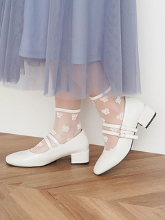 Re-J＆SUPURE(リジェイ＆スプル) |【la farfa SHOES/ラ・ファーファシューズ】[2WAY]スクエアメリージェーンパンプス