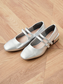 Re-J＆SUPURE(リジェイ＆スプル) |【la farfa SHOES/ラ・ファーファシューズ】[2WAY]スクエアメリージェーンパンプス
