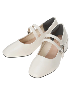 Re-J＆SUPURE(リジェイ＆スプル) |【la farfa SHOES/ラ・ファーファシューズ】[2WAY]スクエアメリージェーンパンプス