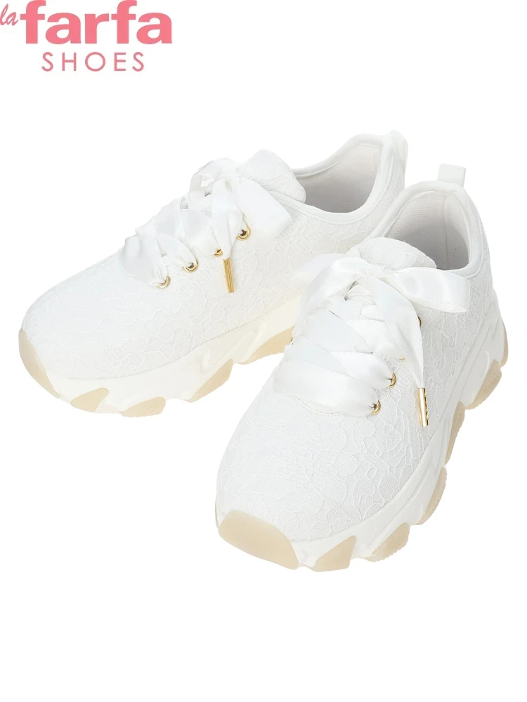 Re-J＆SUPURE(リジェイ＆スプル) |【la farfa SHOES/ラ・ファーファシューズ】厚底レーススニーカー