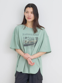 Re-J＆SUPURE(リジェイ＆スプル) |フォトプリント×ロゴ刺繍Tシャツ