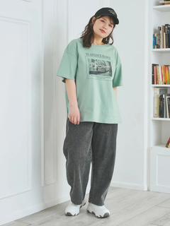 Re-J＆SUPURE(リジェイ＆スプル) |フォトプリント×ロゴ刺繍Tシャツ