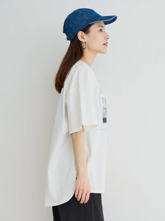 Re-J＆SUPURE(リジェイ＆スプル) |フォトプリント×ロゴ刺繍Tシャツ