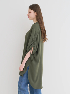 Re-J＆SUPURE(リジェイ＆スプル) |【接触冷感】袖ドロストスキッパーネックチュニック
