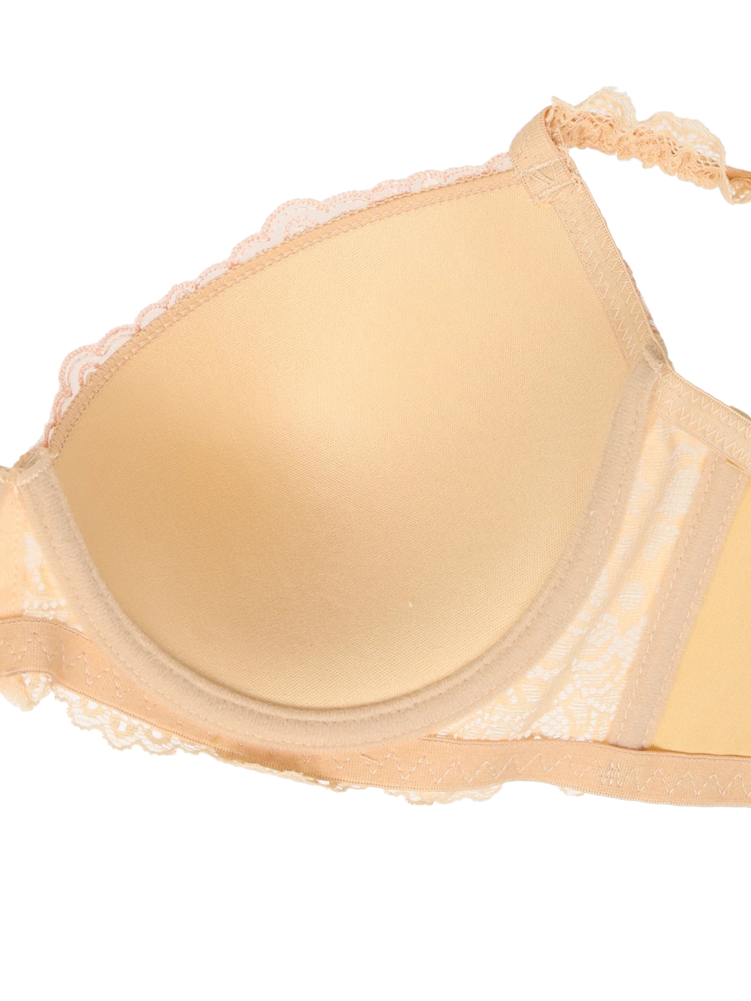 D85-H95]ウサギ刺しゅうソフトワイヤーブラ＆ショーツ(モールドカップ