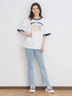 Re-J＆SUPURE(リジェイ＆スプル) |ハンバーガープリントリンガーTシャツ