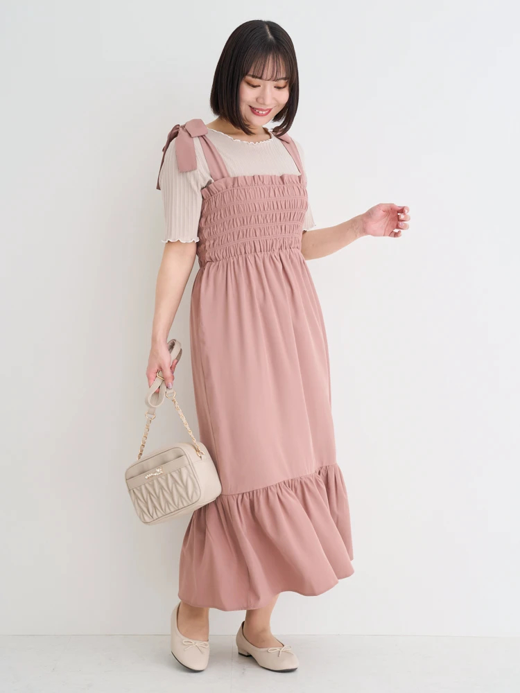 ピンク ウエスト シャーリング リボン 春 大人っぽい 可愛い きれいめ 可愛い ピンク ウエスト シャーリング リボン 春 大人っぽい 可愛い