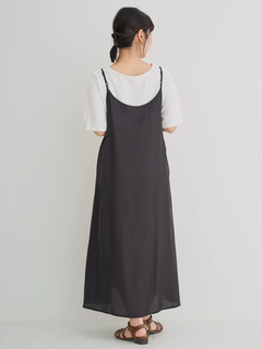 Re-J＆SUPURE(リジェイ＆スプル) |【接触冷感・UV】[SET]Tシャツ×キャミワンピース（無地・ドット柄・花柄）