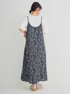 Re-J＆SUPURE(リジェイ＆スプル) |【接触冷感・UV】[SET]Tシャツ×キャミワンピース（無地・ドット柄・花柄）