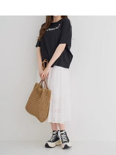 Re-J＆SUPURE(リジェイ＆スプル) |ワンポイントくま刺繍Tシャツ