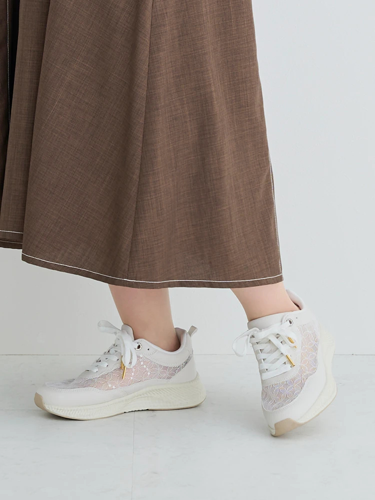 Re-J＆SUPURE(リジェイ＆スプル) |【la farfa SHOES/ラ・ファーファシューズ】チュールスニーカー