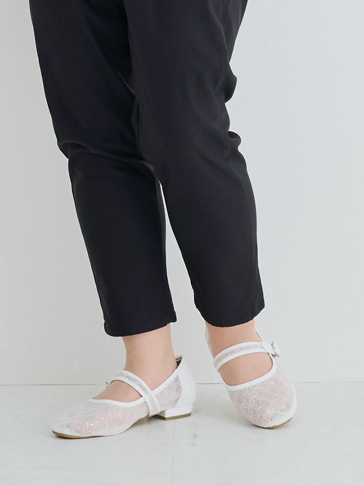 Re-J＆SUPURE(リジェイ＆スプル) |【la farfa SHOES/ラ・ファーファシューズ】チュールストラップパンプス