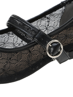 Re-J＆SUPURE(リジェイ＆スプル) |【la farfa SHOES/ラ・ファーファシューズ】チュールストラップパンプス